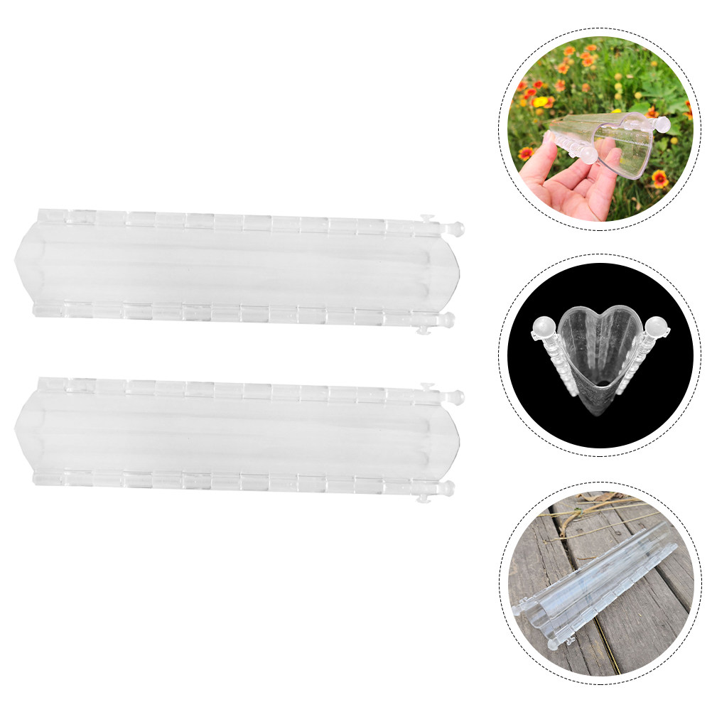 Gardening Tools Vegetables - 2Pcs Heart-Shaped Cucumber Growing Molds Transparent