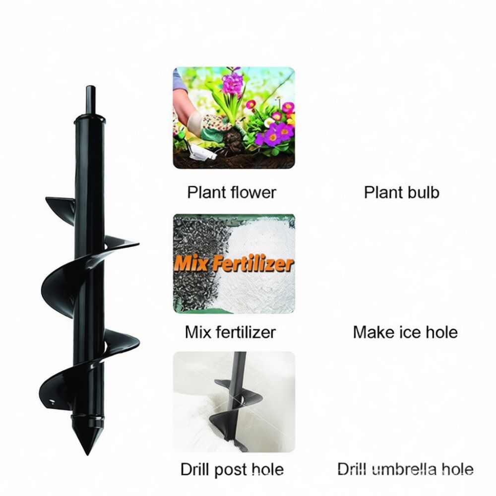 Spiral Drill Accessory Garden  - Gardening Tools Vegetables recension och pris