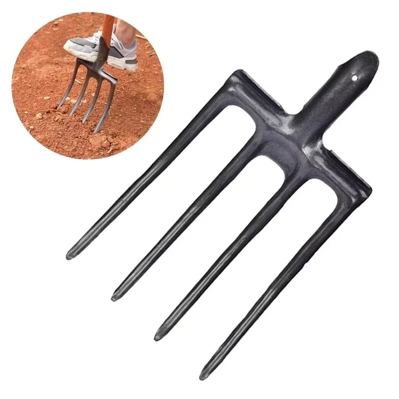 4-Tine Carbon Steel Agricultur - Spade Digging Fork recension och pris