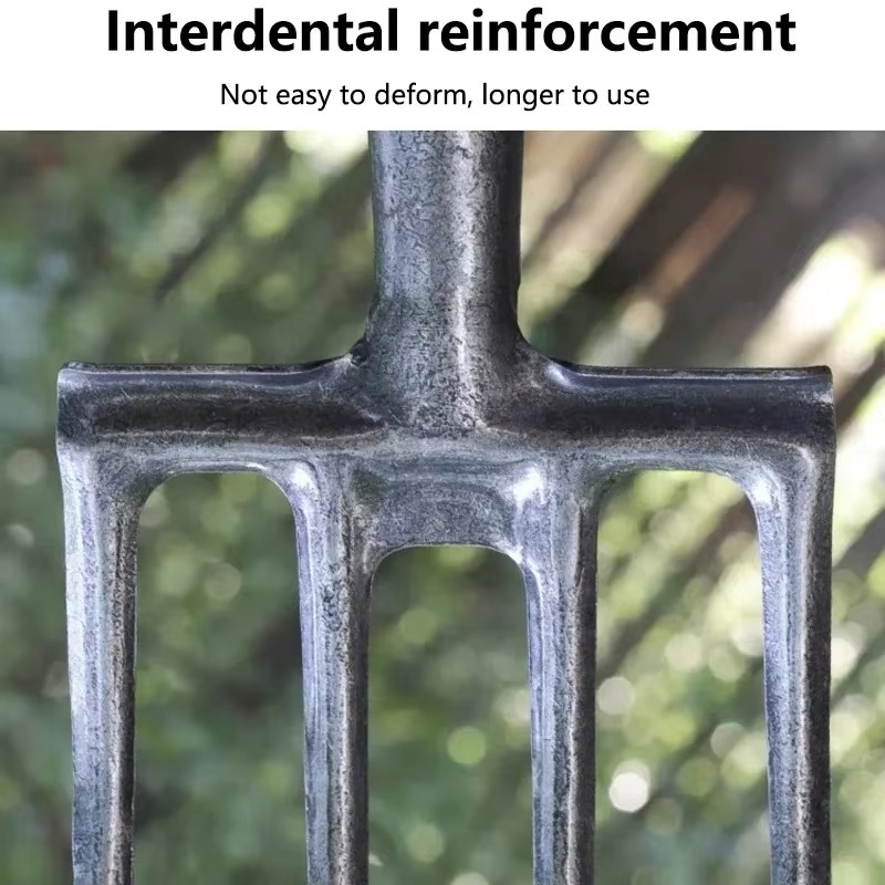 4-Tine Carbon Steel Agricultur - Spade Digging Fork recension och pris