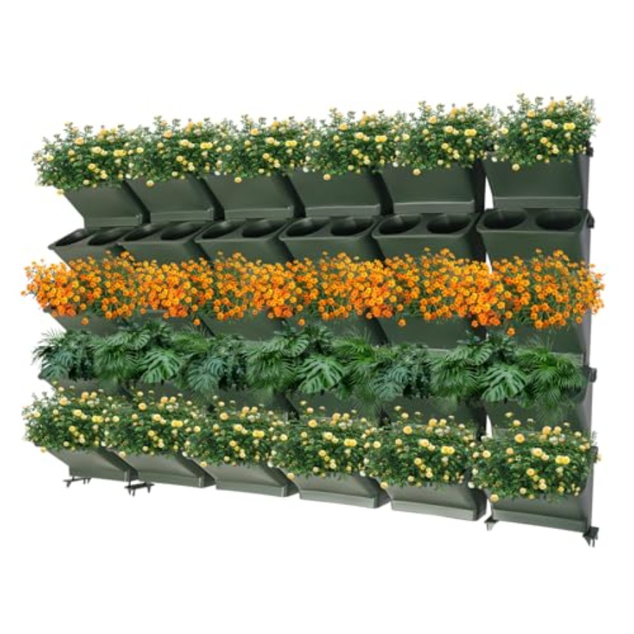 Vertical Wall Planter For Balc - Self-Watering Planter recension och pris